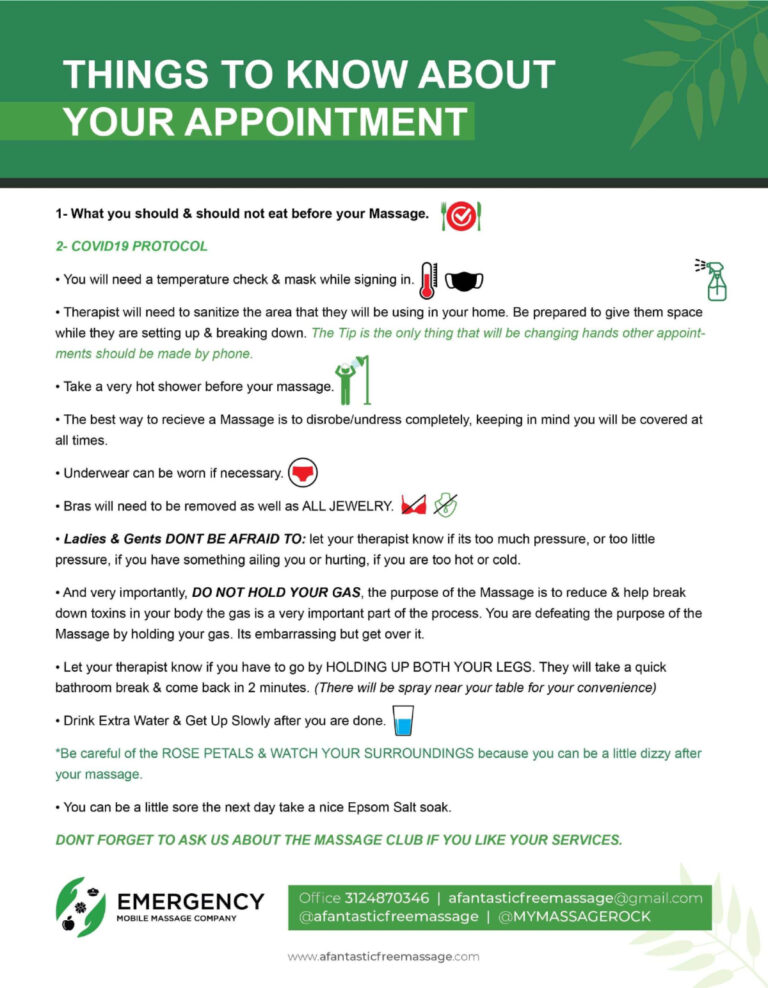 Things to Know About Your Appointment