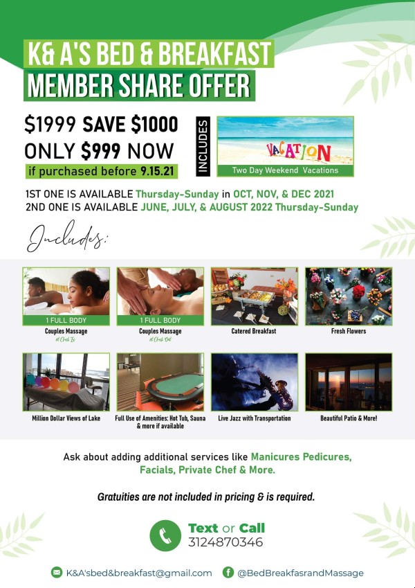 Bed & Breakfast Offer